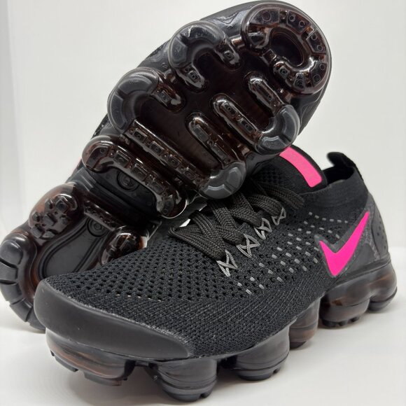 Women's Nike Vapormax - Black and Pink - Picture 3 of 7